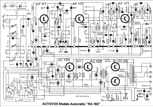 Bermuda RA163; Autovox SPA; Roma (ID = 486712) Car Radio