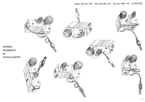 Bikini RA441; Autovox SPA; Roma (ID = 2949799) Car Radio