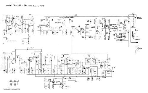 MA362; Autovox SPA; Roma (ID = 2916736) Car Radio