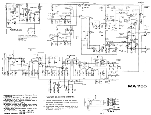 MA755; Autovox SPA; Roma (ID = 908147) Car Radio