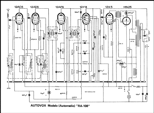 RA-108; Autovox SPA; Roma (ID = 1408493) Car Radio