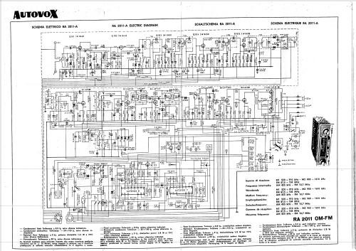 RA2011; Autovox SPA; Roma (ID = 2074510) Car Radio