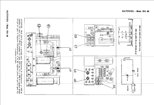 RA49/LA; Autovox SPA; Roma (ID = 2465523) Car Radio