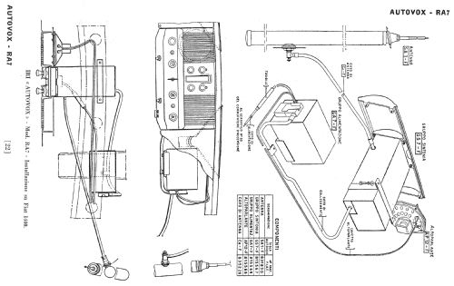 RA7/F; Autovox SPA; Roma (ID = 505786) Car Radio