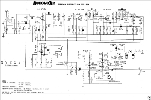 Raid RA332; Autovox SPA; Roma (ID = 1495662) Car Radio