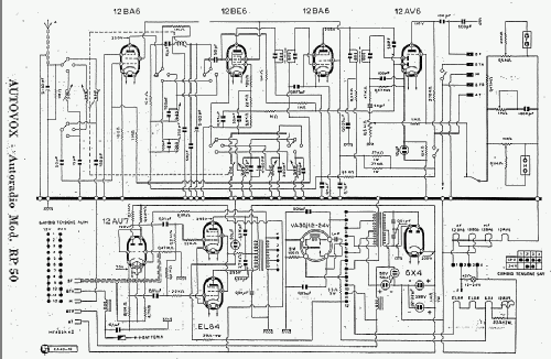 RP50; Autovox SPA; Roma (ID = 953310) Car Radio