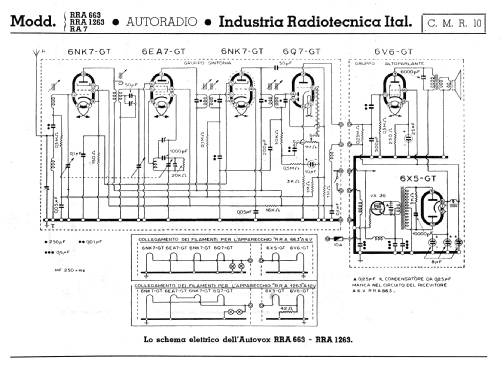 RRA663; Autovox SPA; Roma (ID = 174535) Car Radio