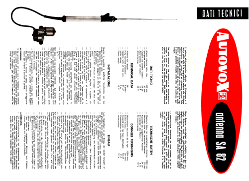 SA82; Autovox SPA; Roma (ID = 2228126) Antenna