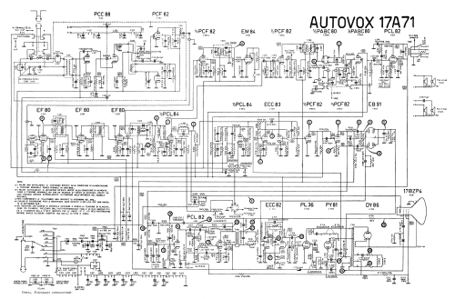 Televisore 17A71; Autovox SPA; Roma (ID = 2893803) Television