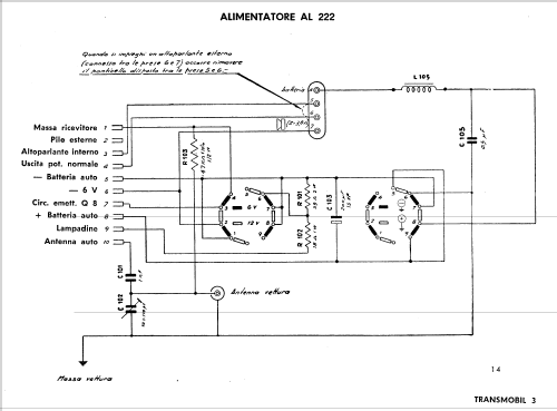 Transmobil 3 TR3; Autovox SPA; Roma (ID = 993871) Car Radio