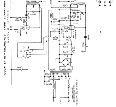 Wide-Range Signal Generator Mains model; AVO Ltd.; London (ID = 435422) Equipment