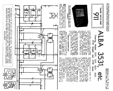 Alba Radiogram 475; Alba Brand Balcombe (ID = 1446016) Radio