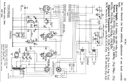 Alba 7701; Alba Brand Balcombe (ID = 723279) Radio