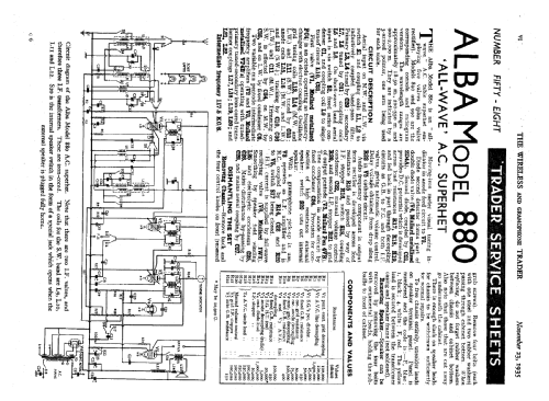 Alba 890; Alba Brand Balcombe (ID = 2143202) Radio