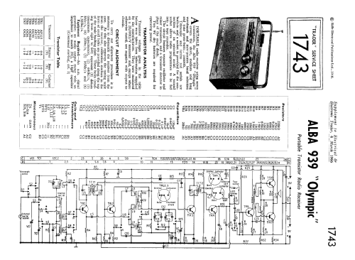 Alba Olympic 939; Alba Brand Balcombe (ID = 2309361) Radio