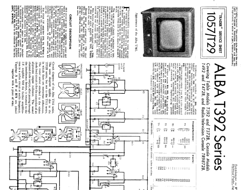 T392; Alba Brand Balcombe (ID = 1019139) Televisore