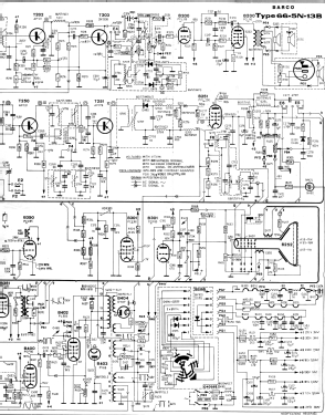 Coronet Ch= 66-5N-13B; Barco, Belgian (ID = 3022160) Television