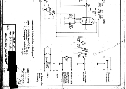 Sonor 102; Bayerische-Tongeräte (ID = 2328987) R-Player