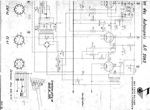 AR5065; Becker, Max Egon, (ID = 210568) Car Radio