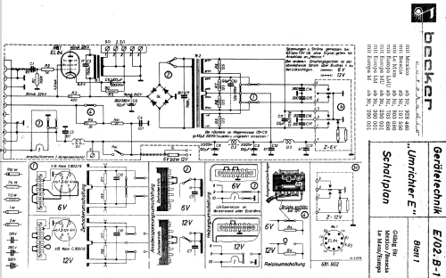 Europa LM; Becker, Max Egon, (ID = 684311) Car Radio