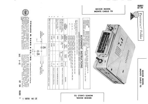 Monte Carlo TG; Becker, Max Egon, (ID = 1645774) Car Radio