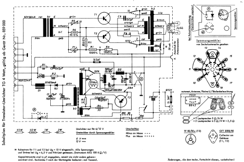 Transistor-Umrichter TG 4 Watt; Becker, Max Egon, (ID = 1738675) mod-past25