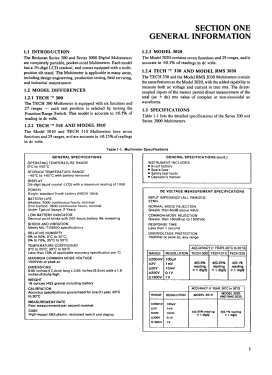 Digital Multimeter TECH 300; Beckman Instruments, (ID = 2913512) Equipment