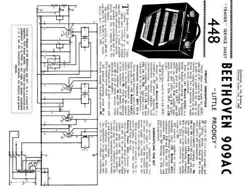 Little Prodigy 909 AC; Beethoven Brand, (ID = 1308851) Radio