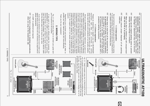 15-Watt Acoustic Instrument Amplifier Ultracoustic AT108; Behringer (ID = 2688151) Speaker-P