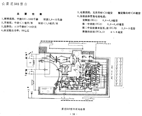 Kuihua 葵花 503; Beijing 北京朝阳区无线电厂 (ID = 814364) Radio