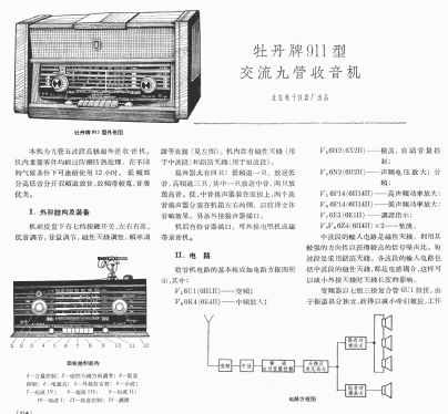 Peony 牡丹 911; Beijing 北京无线电器材厂 (ID = 810739) Radio