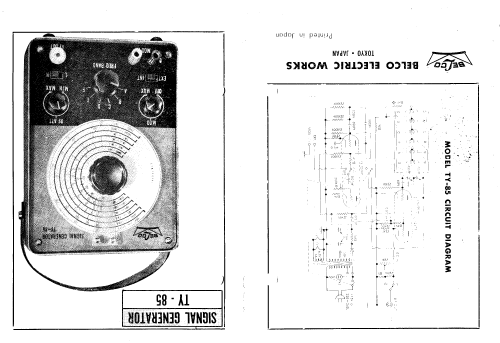 RF Signal Generator TY-85; Belco, Tokyo (ID = 1968064) Equipment