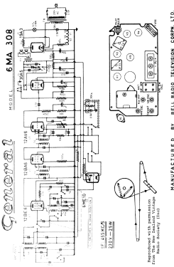 General La Fayette 6MA-308; Bell Radio- (ID = 2826572) Radio