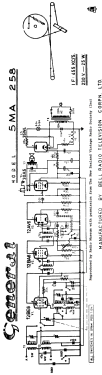 General Sherman 5MA 258; Bell Radio- (ID = 2832012) Radio