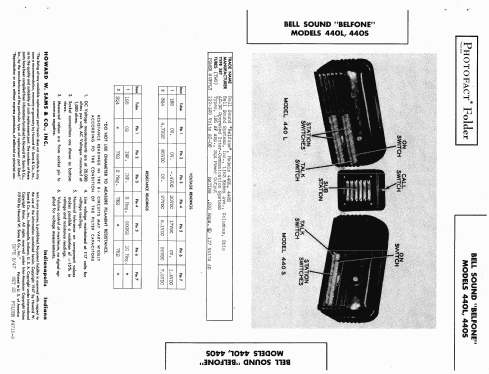 Belfone 440L ; Bell Sound Systems; (ID = 439491) Verst/Mix