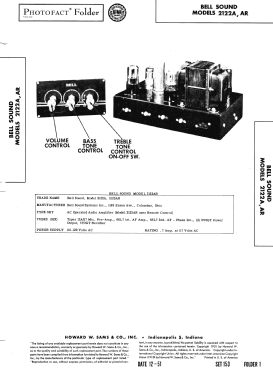 Bell Sound 2122A; Bell Sound Systems; (ID = 2987193) Ampl/Mixer