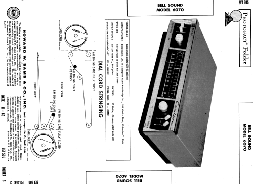 Carillon 6070; Bell Sound Systems; (ID = 522972) Radio