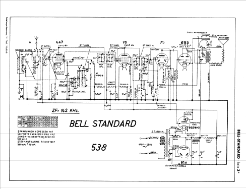 Bell Standard 538; Bell Standard (ID = 2564810) Radio