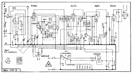 Radiobell 1450 ; Bell Telephone Mfg. (ID = 1917921) Radio