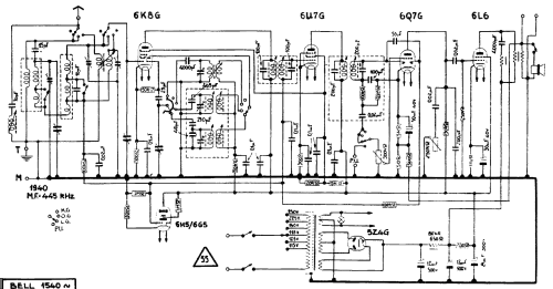 Radiobell 1540 ; Bell Telephone Mfg. (ID = 1675992) Radio