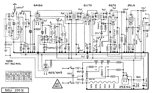 Radiobell 359 ; Bell Telephone Mfg. (ID = 1068229) Radio