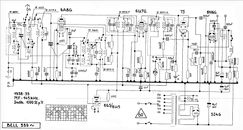 Radiobell 539 ; Bell Telephone Mfg. (ID = 1118017) Radio