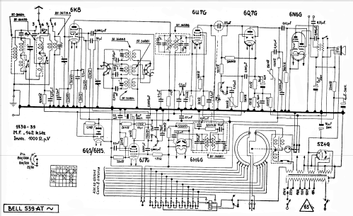 Radiobell 539AT; Bell Telephone Mfg. (ID = 1118019) Radio