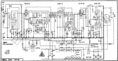 Radiobell 743 Luxe AC/DC Radio Bell Telephone Mfg. Co. Radiobell ...