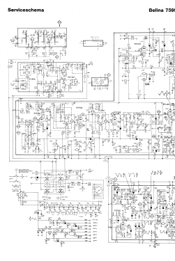 ITT Belina 7595B ; Bell Telephone Mfg. (ID = 3021461) Television