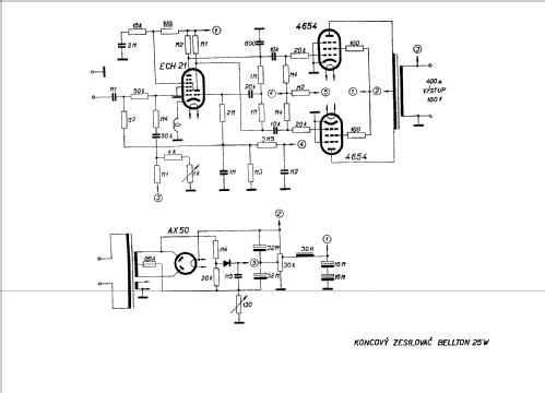 25W; Bellton, where? (ID = 516352) Ampl/Mixer