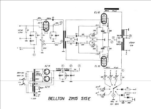 Zesilovc ZM15-515-E; Bellton, where? (ID = 519422) Ampl/Mixer