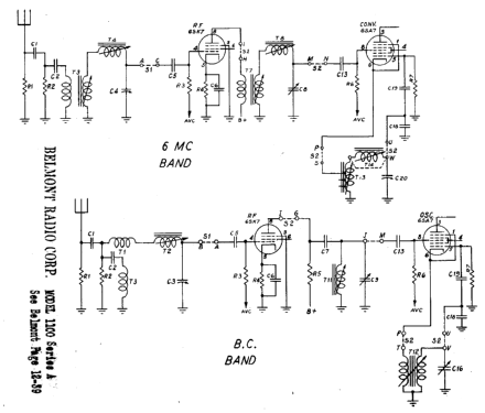 1100 Ch= Series A; Belmont Radio Corp. (ID = 328892) Radio