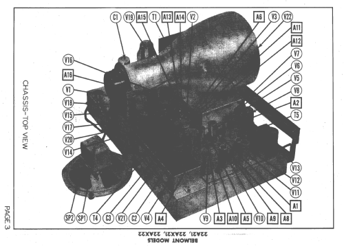 22AX21 ; Belmont Radio Corp. (ID = 1481565) Télévision