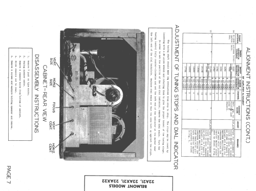 22AX21 ; Belmont Radio Corp. (ID = 1481569) Télévision